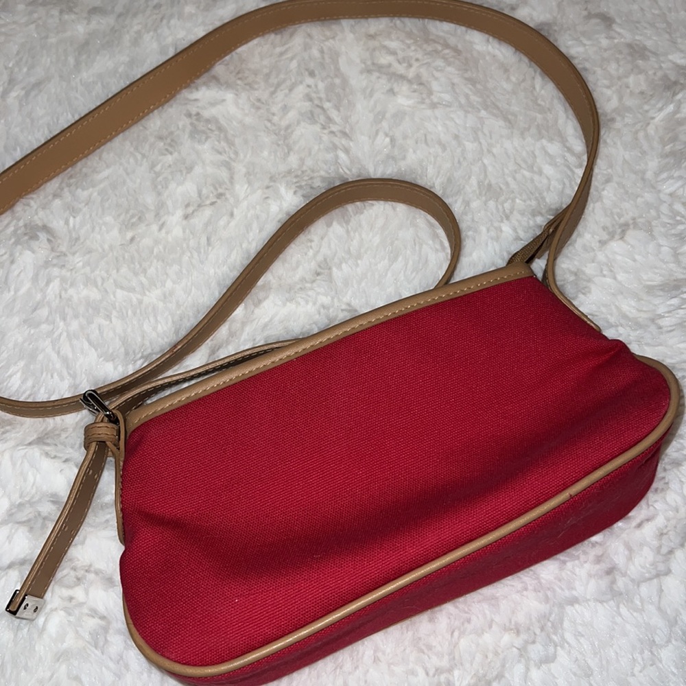 Etienne Aigner EUC Red Canvas Purse